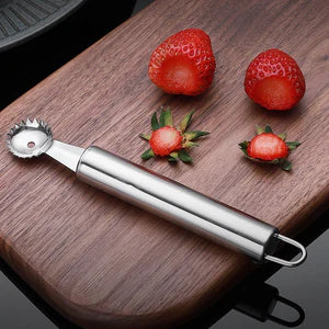 Stainless Steel Strawberry Stem Remover Creative Kitchen Gadgets